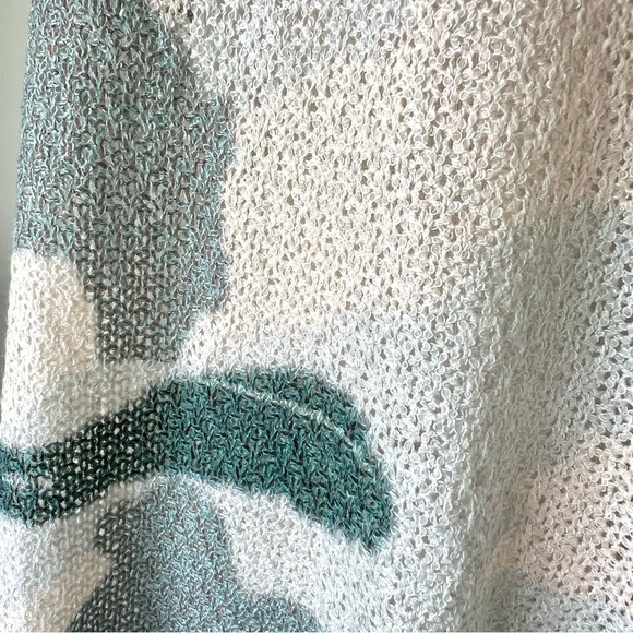 POL Boho Slouchy Camo Print Lightweight Dolman Sleeve Sweater—SZ. Medium - Picture 3 of 17